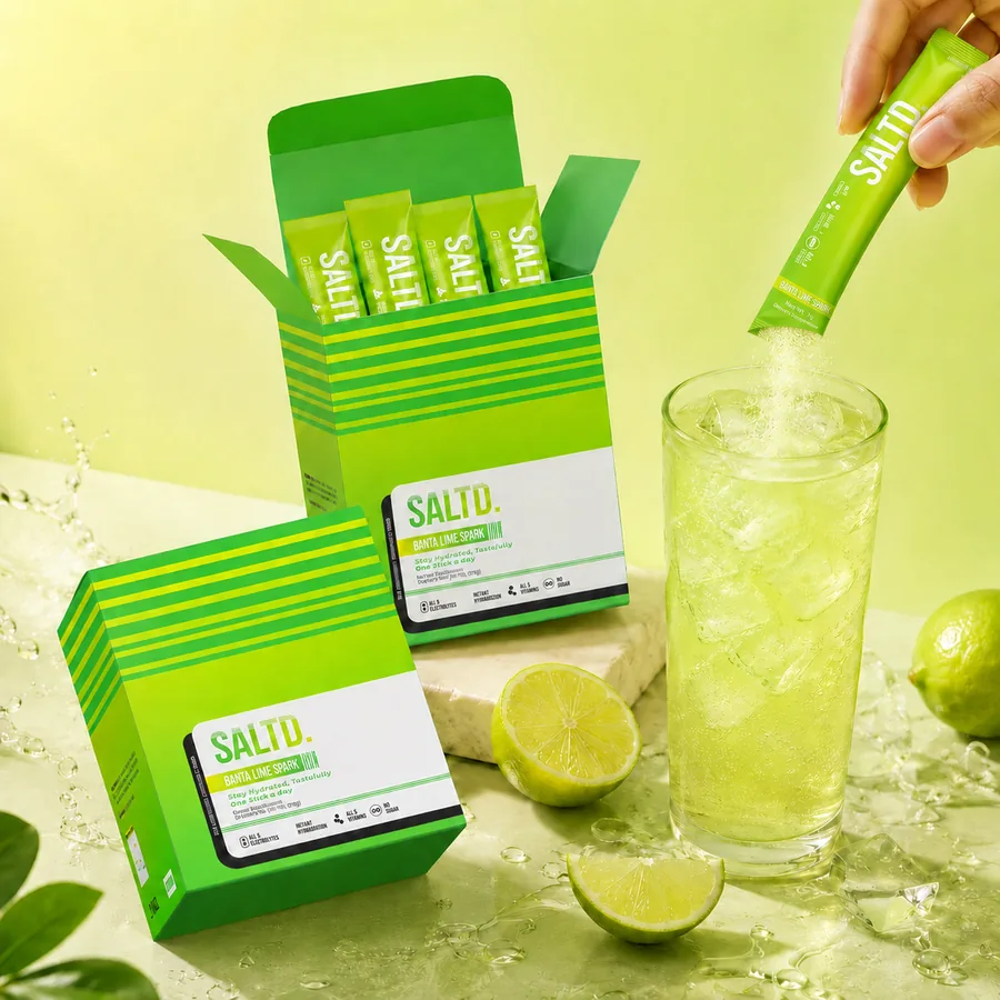 Banta Lime Spark — SALTD box and sticks